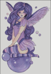 (image for) Violet Sprite with Bubbles